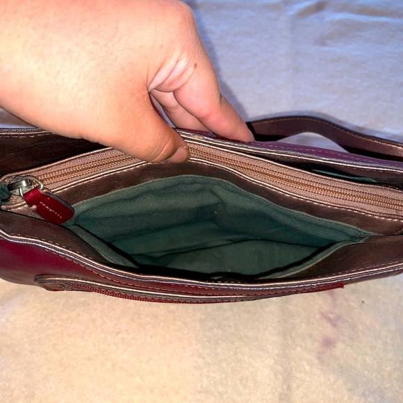 Red and Gray Liz Claiborne Purse - Picture 10 of 11